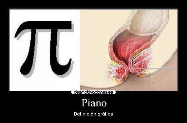 Piano - Definición gráfica