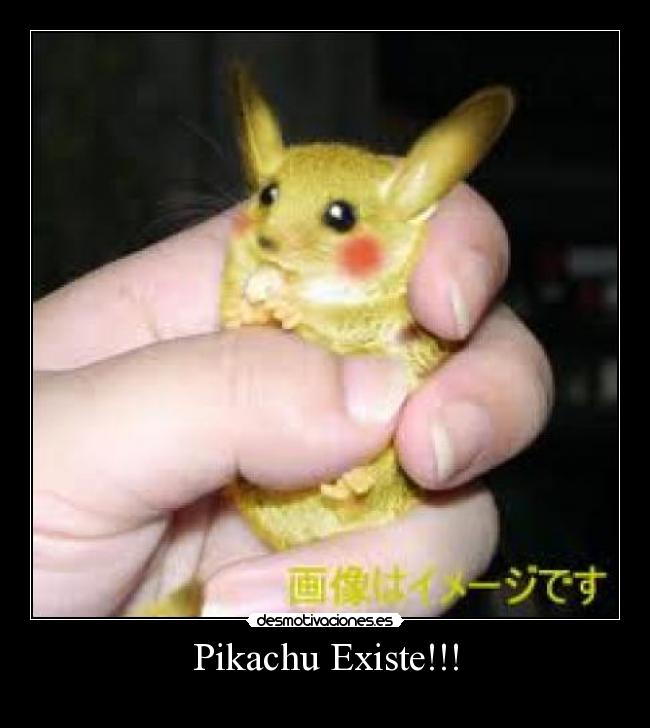 Pikachu Existe!!! -