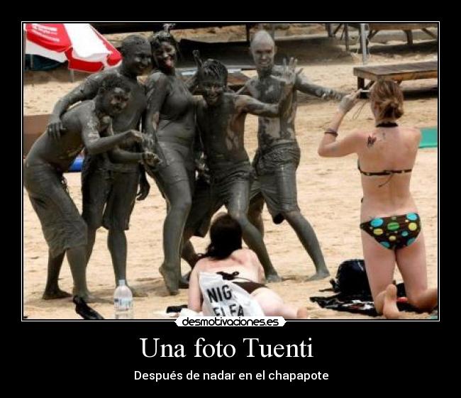 Una foto Tuenti - Después de nadar en el chapapote