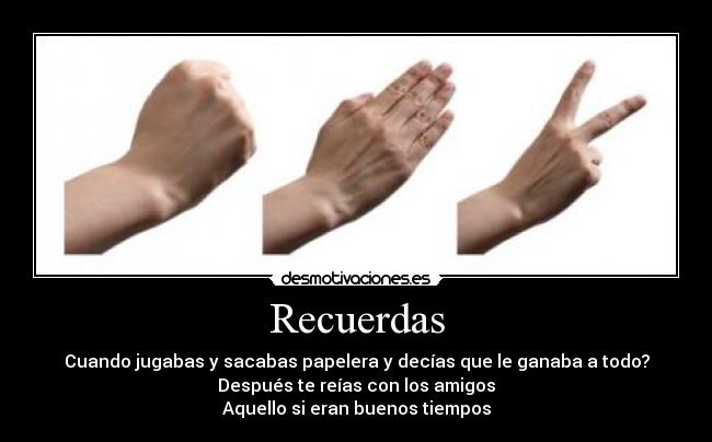 Recuerdas -