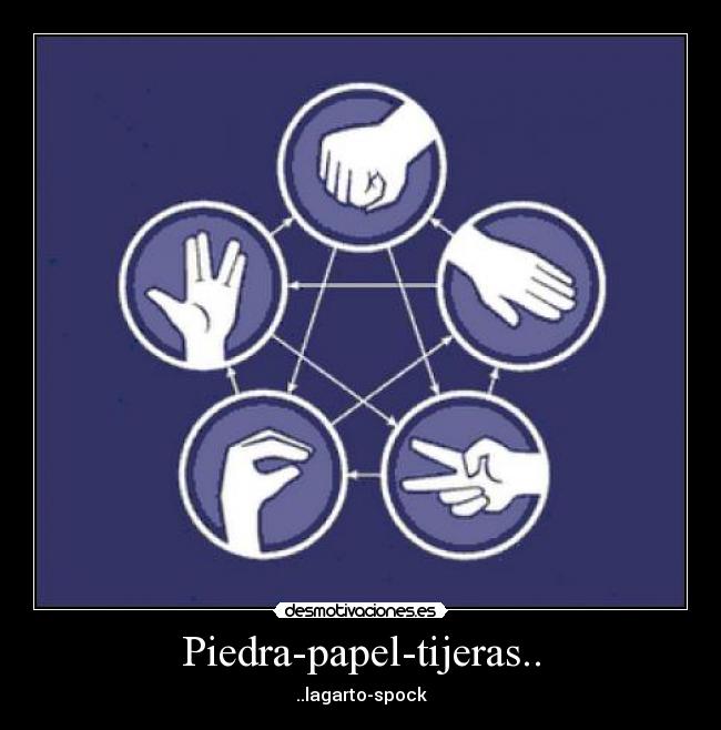 Piedra-papel-tijeras.. - ..lagarto-spock