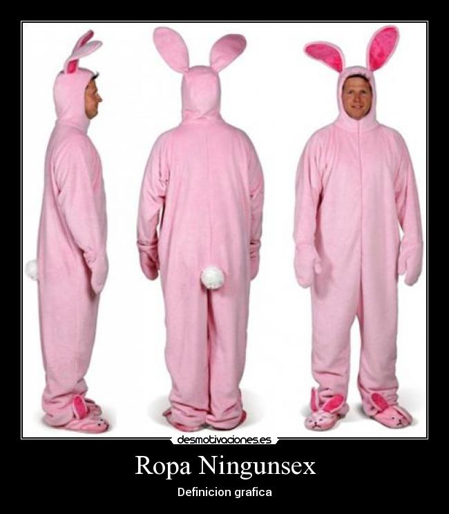 Ropa Ningunsex - Definicion grafica