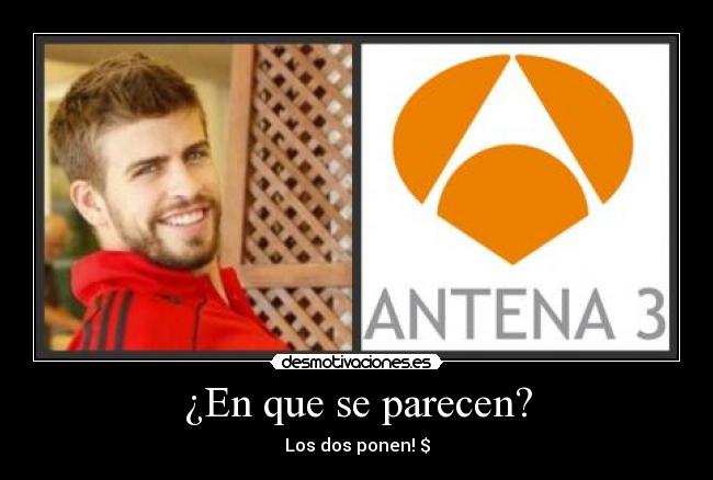 ¿En que se parecen? -