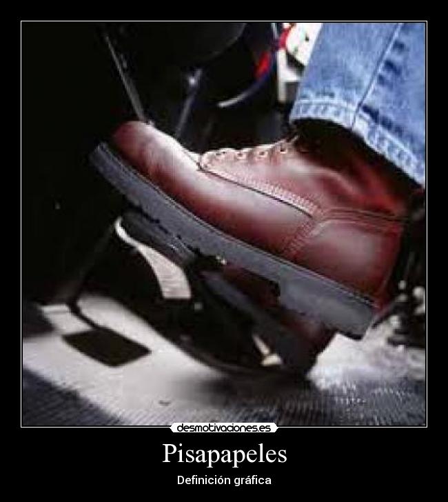 Pisapapeles - Definición gráfica