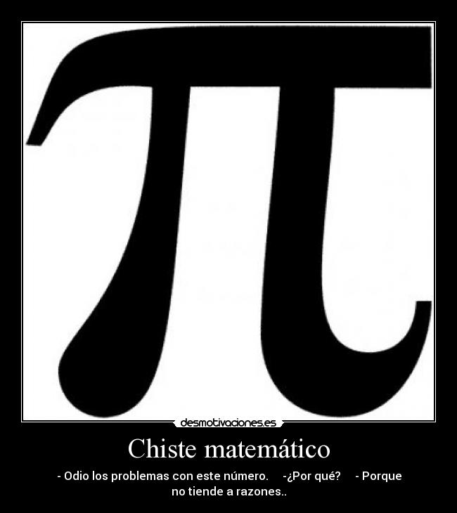 Chiste matemático - 