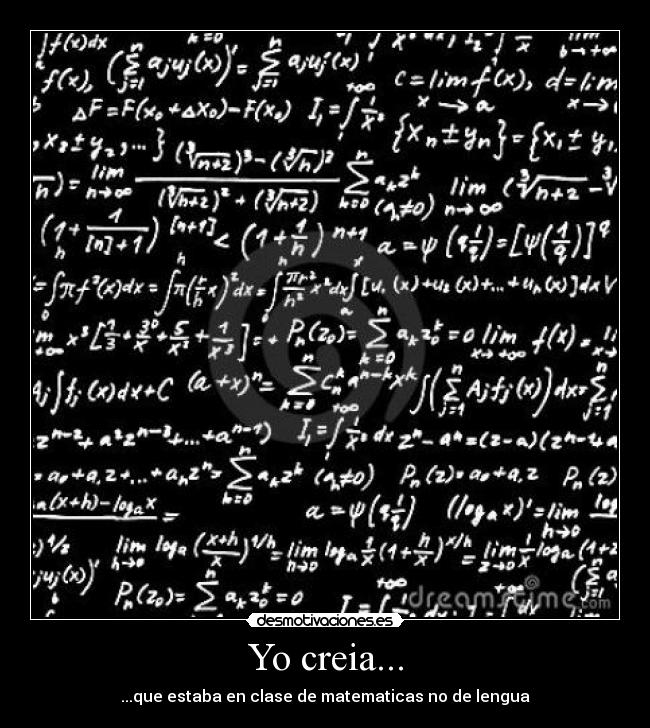 Yo creia... - 