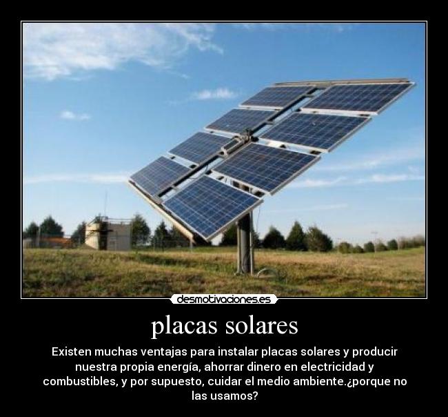 placas solares -
