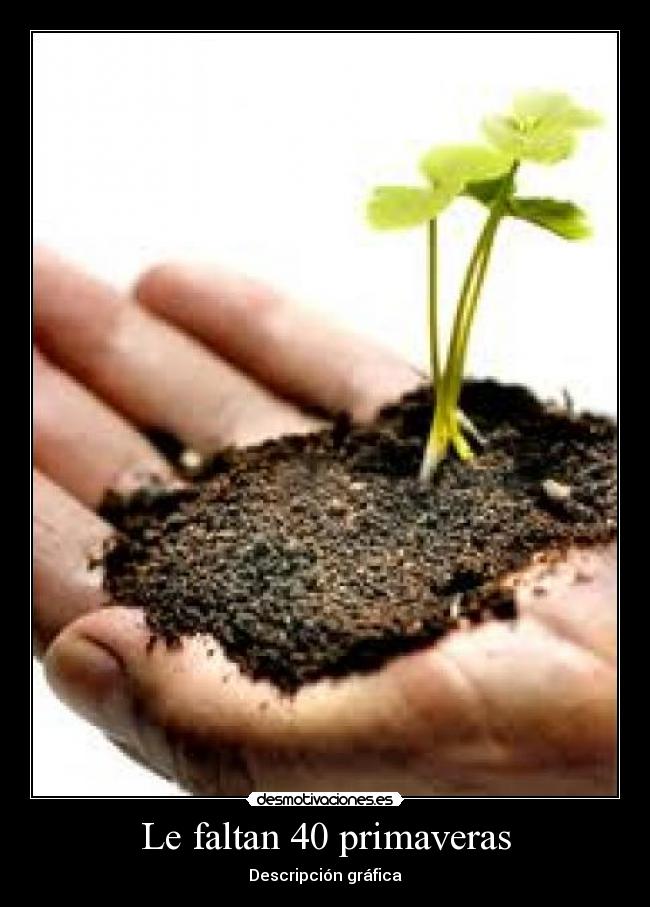 Le faltan 40 primaveras - 