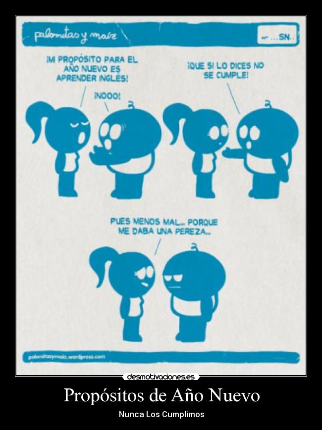 Propósitos de Año Nuevo -