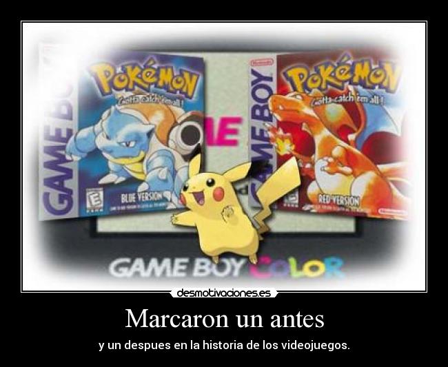 Marcaron un antes - y un despues en la historia de los videojuegos.