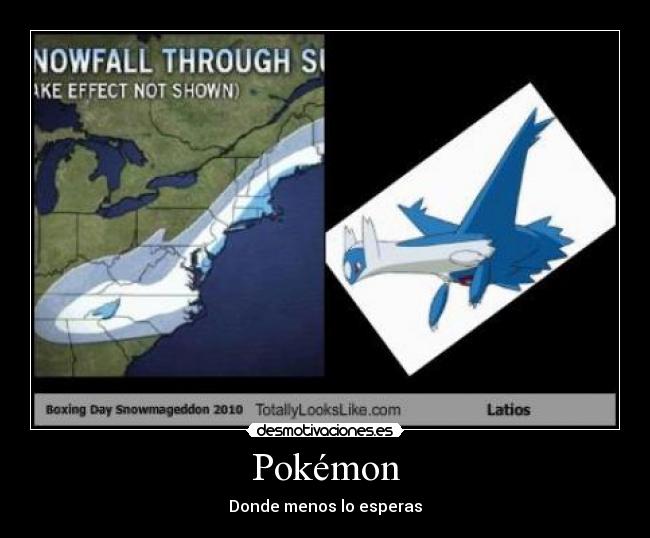 Pokémon - Donde menos lo esperas