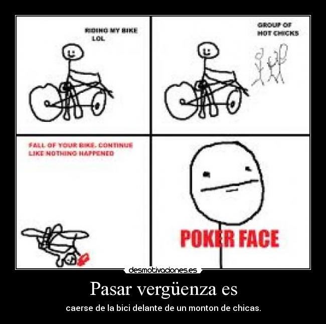 Pasar vergüenza es - 