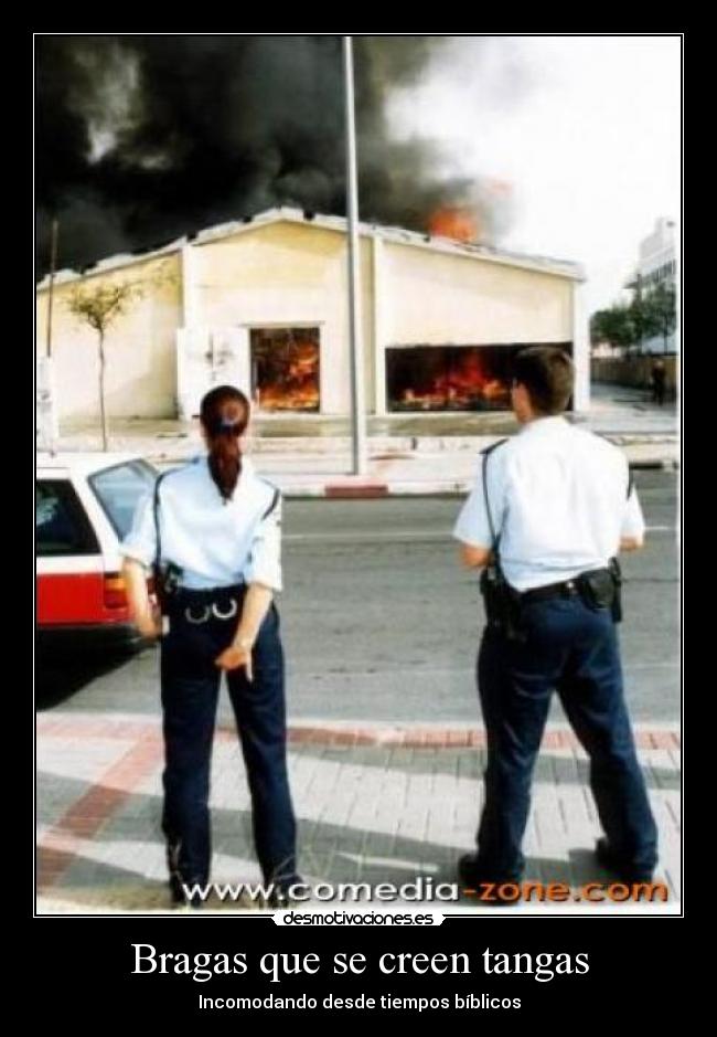Bragas que se creen tangas -