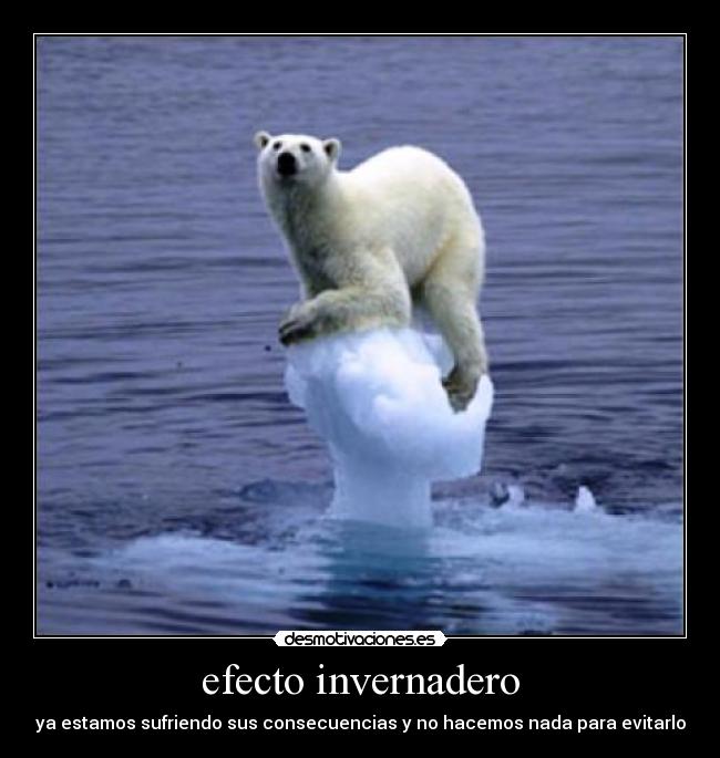 efecto invernadero -