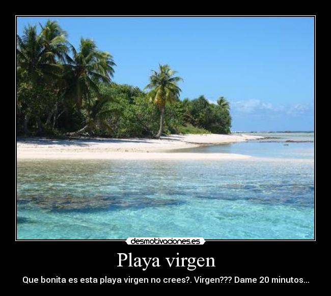 Playa virgen -