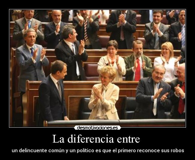 La diferencia entre -