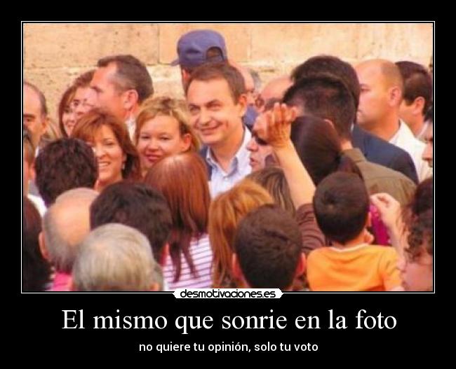 El mismo que sonrie en la foto - 