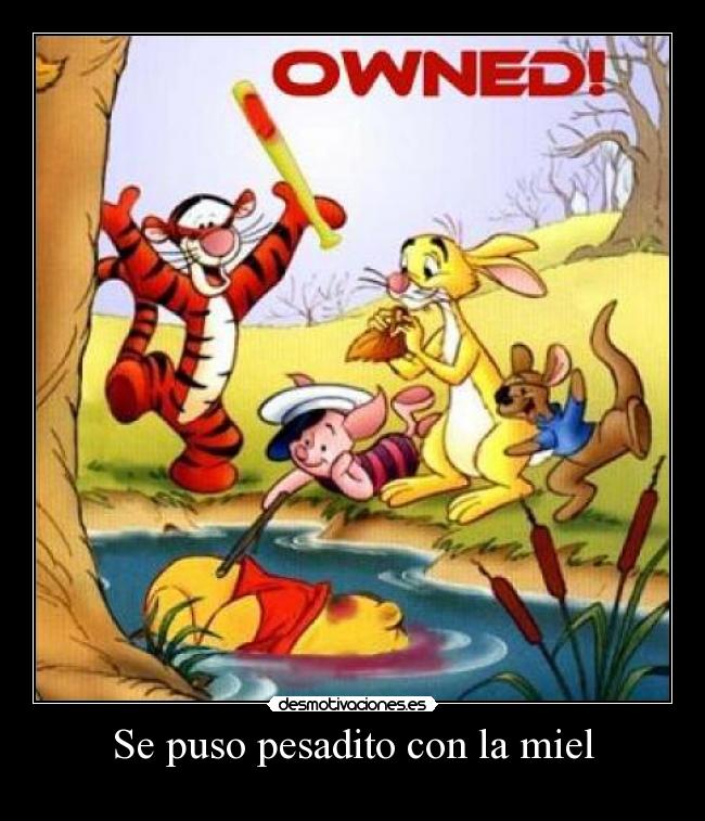 carteles winnie pooh desmotivaciones