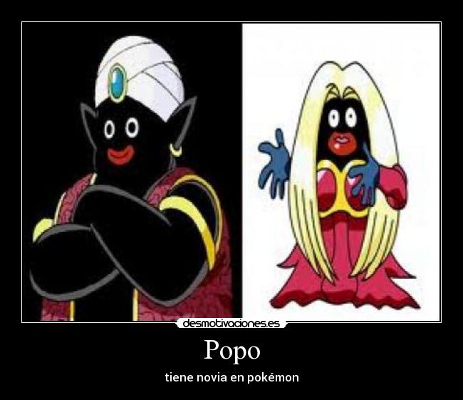 Popo - tiene novia en pokémon