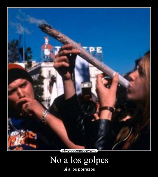No a los golpes -