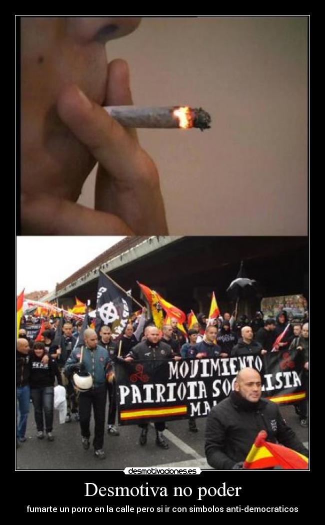 Desmotiva no poder -