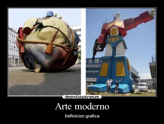 Arte moderno - Definicion grafica