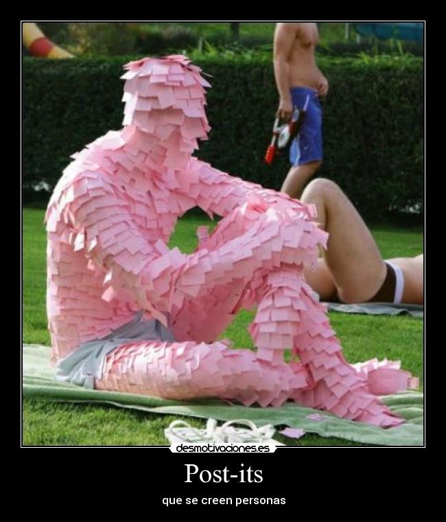 Post-its - que se creen personas