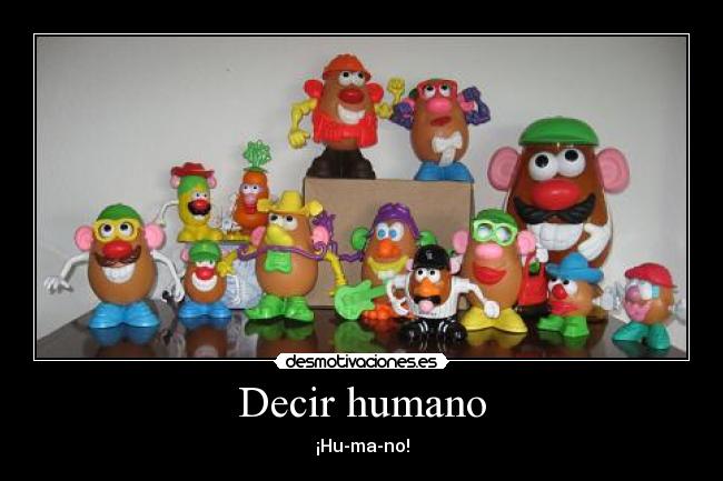 Decir humano -
