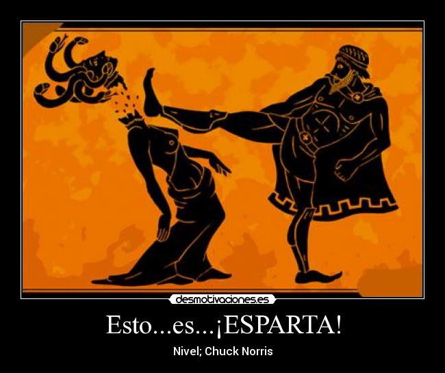 Esto...es...¡ESPARTA! - Nivel; Chuck Norris