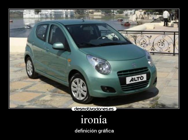 ironía -