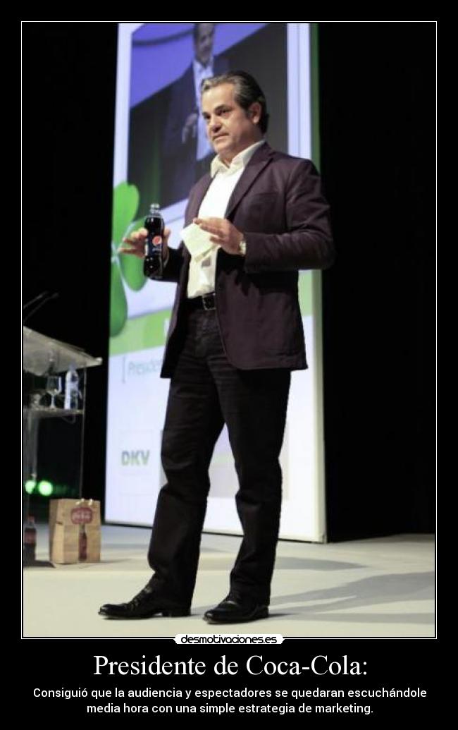 Presidente de Coca-Cola: - 