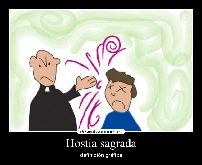 Hostia sagrada - definición gráfica