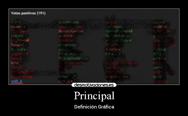 Principal -