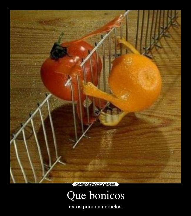 Que bonicos - estas para comérselos.