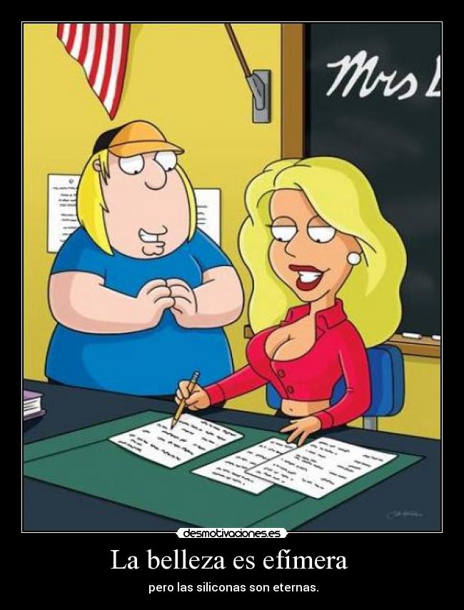 La belleza es efímera -