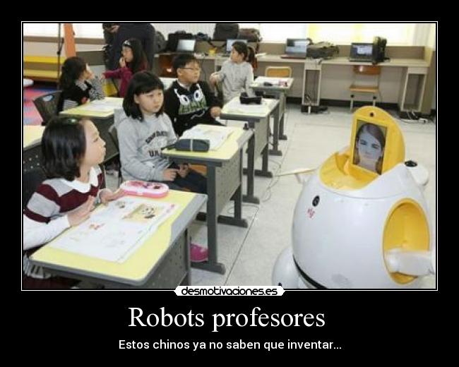 carteles robots profesores desmotivaciones