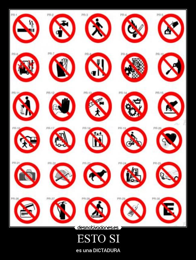 ESTO SI - es una DICTADURA