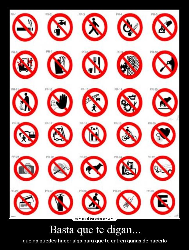 Basta que te digan... - 