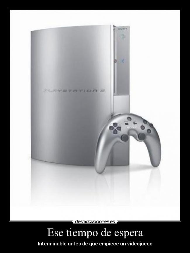 Ese tiempo de espera - Interminable antes de que empiece un videojuego