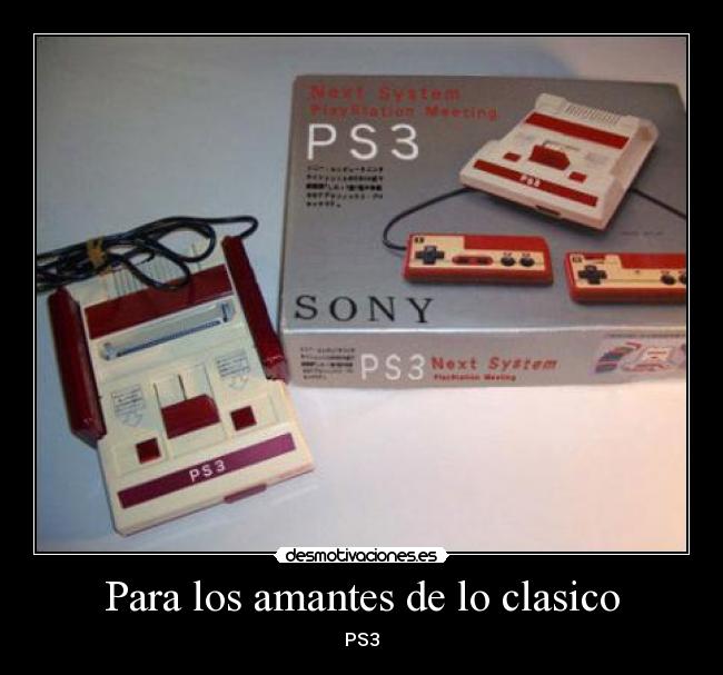 Para los amantes de lo clasico - PS3