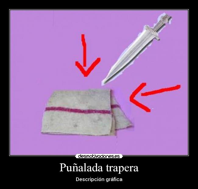 Puñalada trapera -