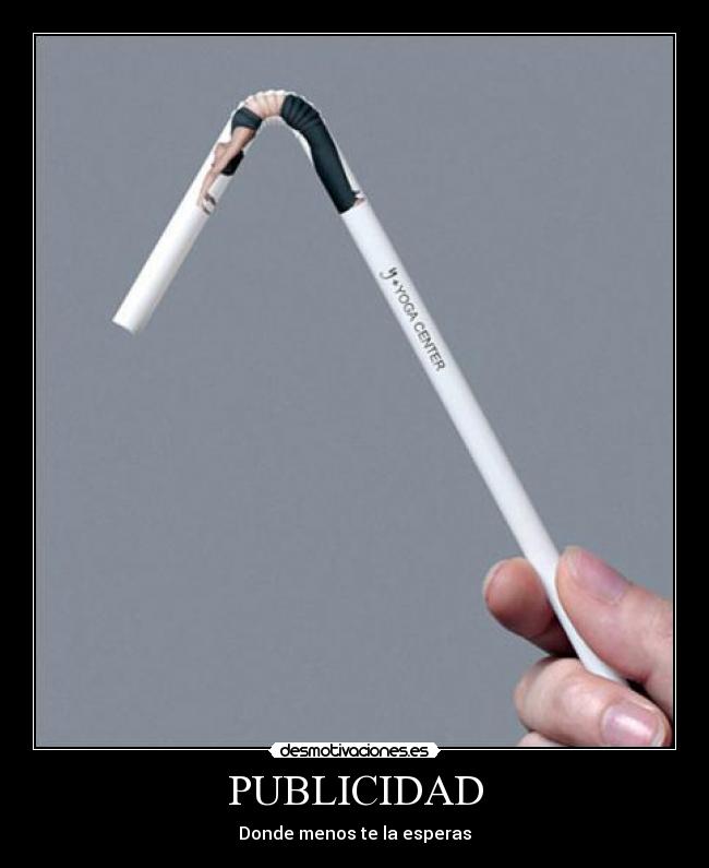 PUBLICIDAD - Donde menos te la esperas