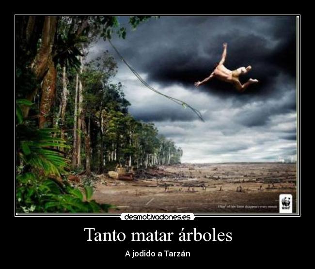 Tanto matar árboles - 