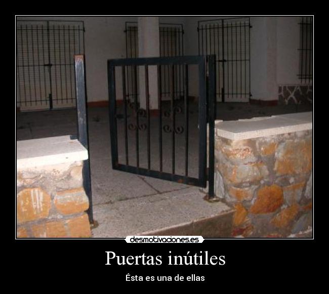 Puertas inútiles -
