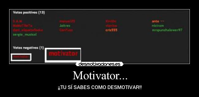 Motivator... -