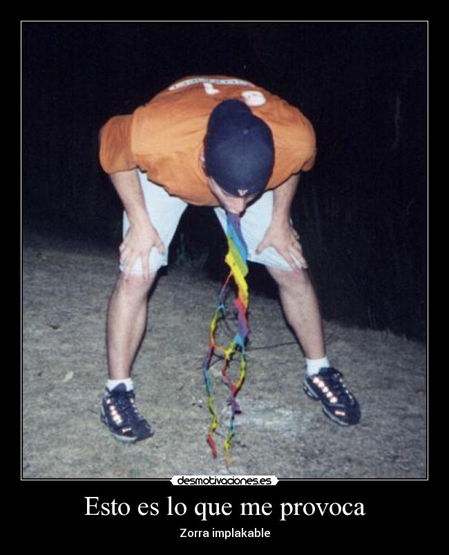 Esto es lo que me provoca - Zorra implakable