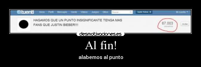 Al fin! -