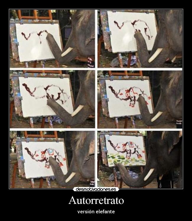 Autorretrato - versión elefante