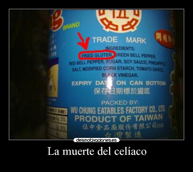 La muerte del celíaco - 