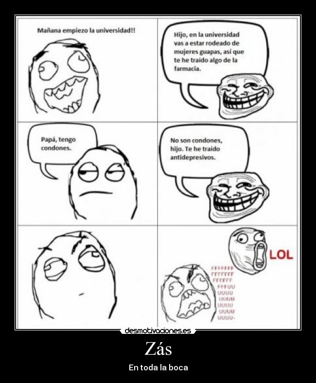 carteles zas desmotivaciones